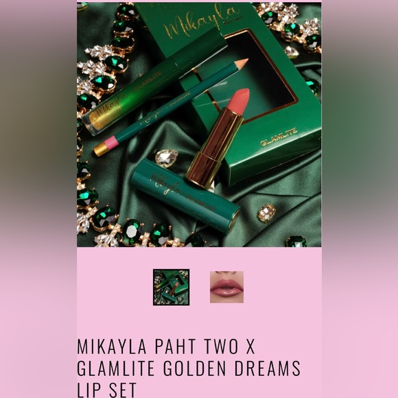 Glamlite Makeup Glamlite X Mikayla Paht Two Lip Kits Lasheseach